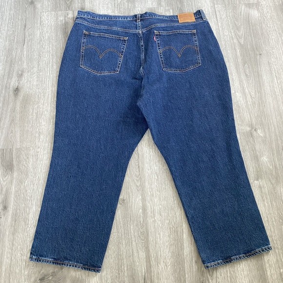Levi's Women’s Premium Denim Wedgie Straight Leg Button Fly Jeans, Plus Size 24W - Picture 9 of 11